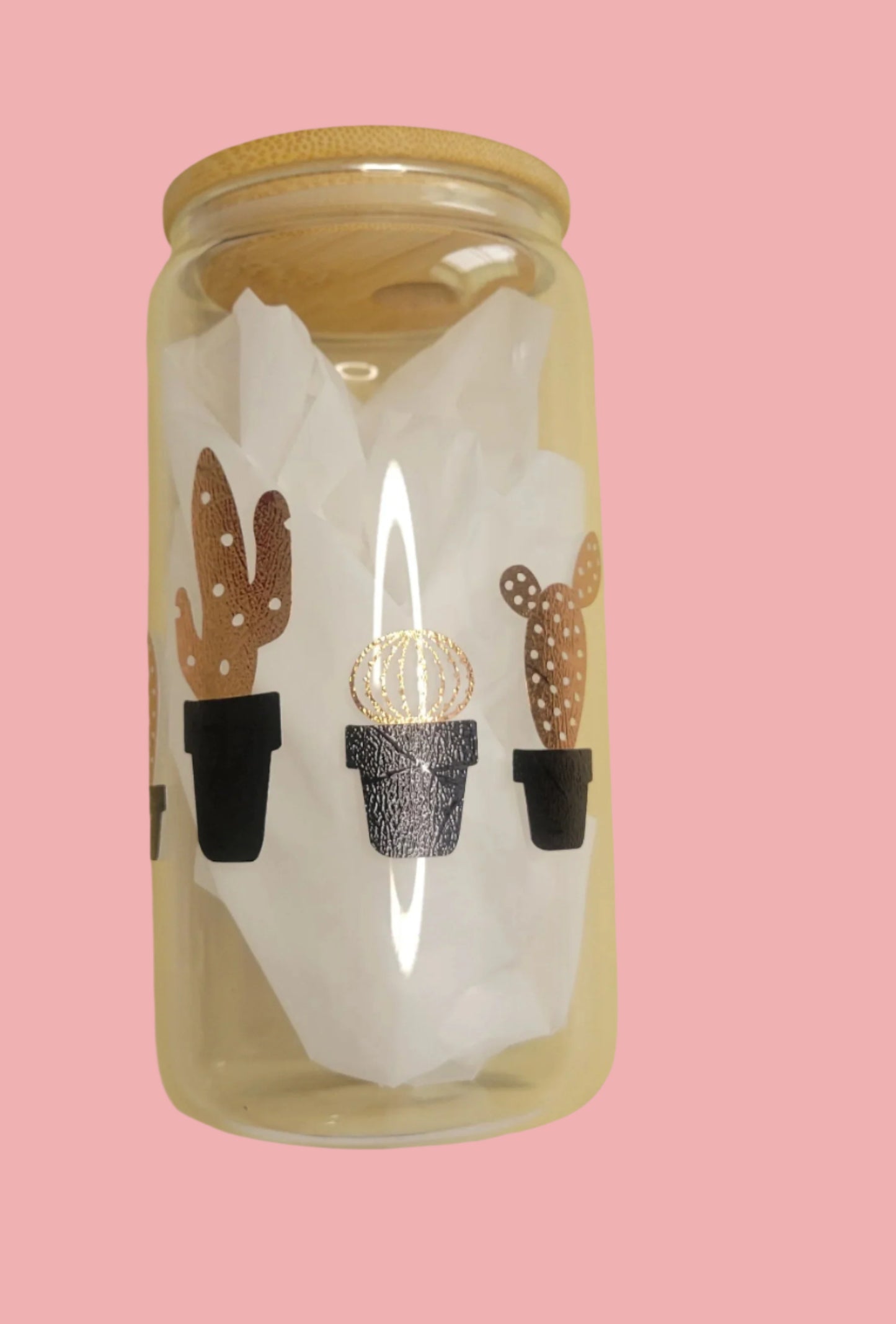 Cactus Glass Cup